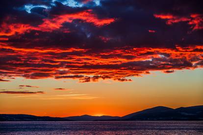 FOTO Pogledajte prekrasan zalazak sunca u Kaštelima