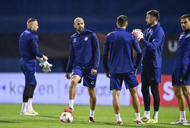 Zagreb: Trening GNK Dinamo uoči utakmice protiv Fenerbahce F.K.