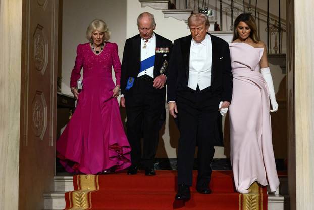 Britain's King Charles and Queen Camilla in the United States for state visit