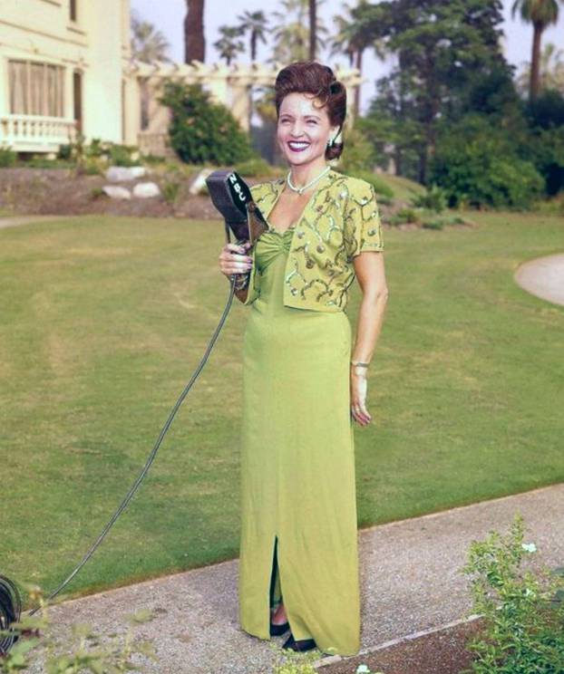 BETTY WHITE American actress, author and animal rights advocate about 1945