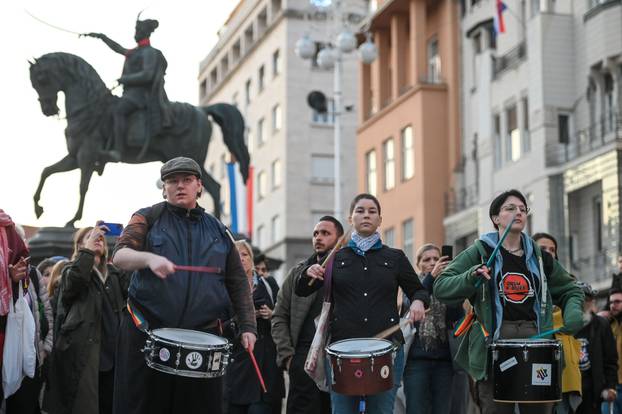 Zagreb: Prosvjed za Palestinu: "Ko je zasp&rsquo;o, neka se probudi!"