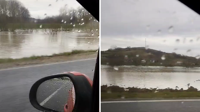 VIDEO Hoće li uskoro stati kiša? 'Od količine oborina podivljale rijeke. Voda je došla do ceste'