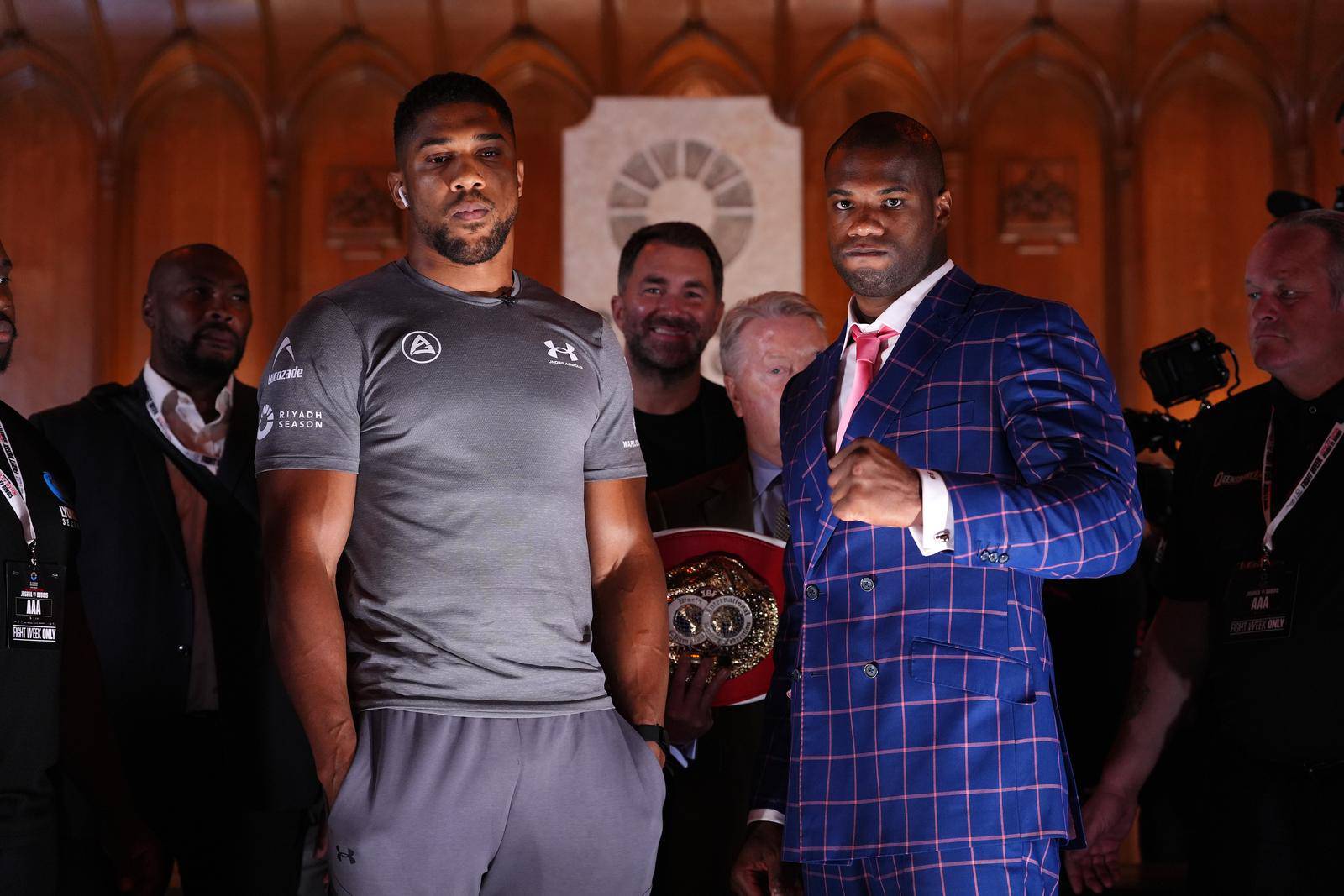 Anthony Joshua v Daniel Dubois - Press Conference - Guildhall - London