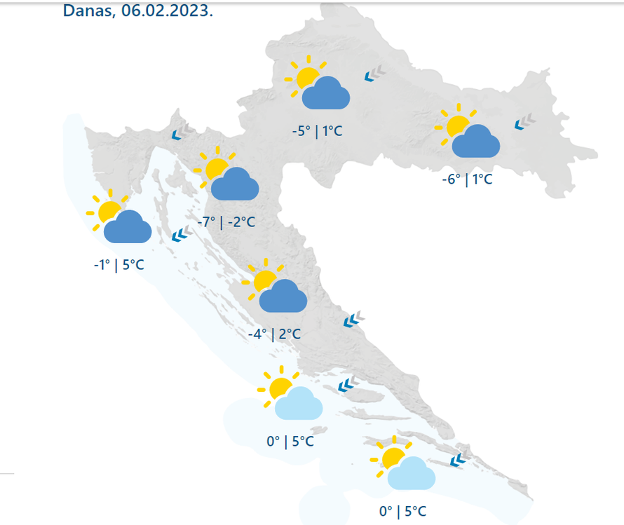 Meteoalarm i dalje na snazi, a temperature u velikom minusu