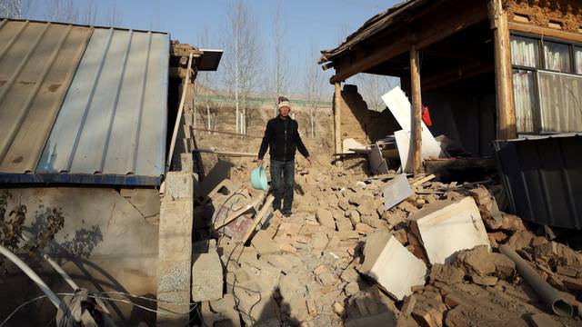 Aftermath of earthquake in Qinghai