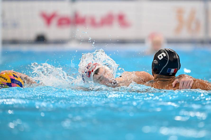 Susret Hrvatske i Francuske u polufinalu Svjetskog prvenstva u vaterpolu