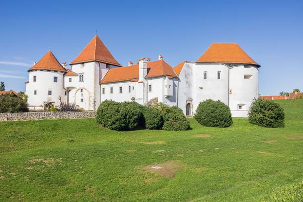 General view of the Varazdin Castle, the historic nucleus and old town