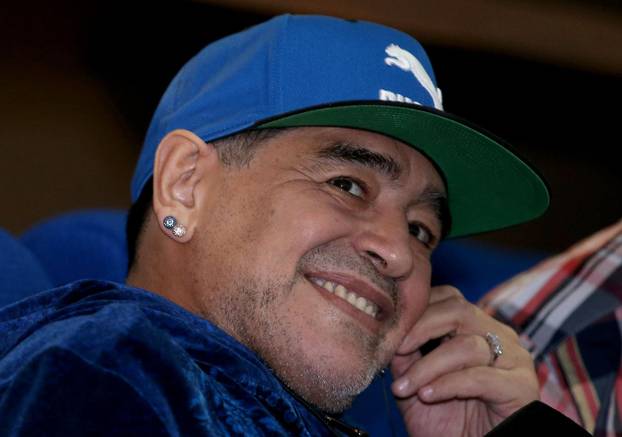 Zagreb: Maradona stigao u Arenu gdje ?e pratiti finale Davis kupa izme?u Hrvatske i Argentine