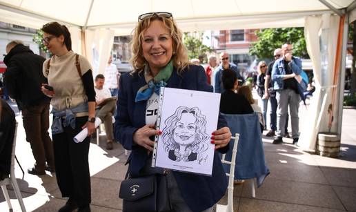 FOTO Karikaturisti održali javno crtanje portretnih karikatura - Evo kako je to izgledalo