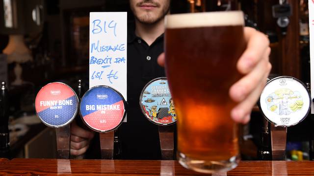 A bar in Dublin has specially made a Brexit beer for the results of the British EU Referendum called 'Big Mistake' in Ireland