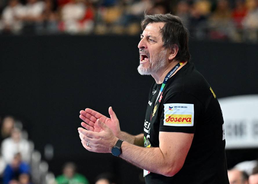 EHF 2024 Men's European Handball Championship - Preliminary Round - Group C - Serbia v Montenegro