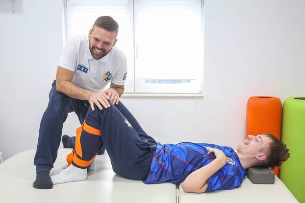 Zagreb: Ivan Šćepina i fizioterapeut Ante Lukas Stančin