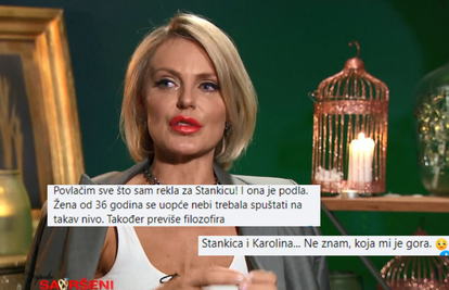 Stankica 'bocnula' Karolinu pa naljutila gledatelje: 'I ona je podla i previše filozofira...'