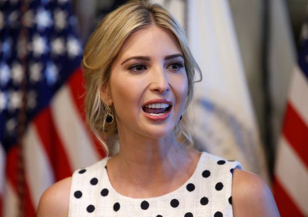 Assistant to the president Ivanka Trump speaks during an event celebrating National Military Appreciation Month and National Military Spouse Appreciation Day in Washington