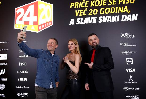 Zagreb: Dolazak uzvanika na proslavu 20. rođendana 24sata