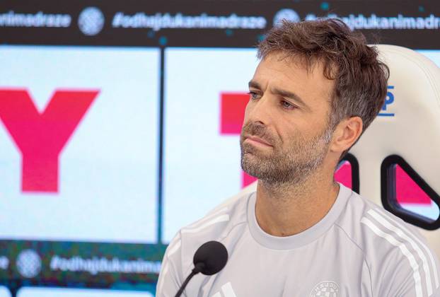 Konferencija za medije HNK Hajduk, trener Gonzalo Garcia i Anthony Kalik