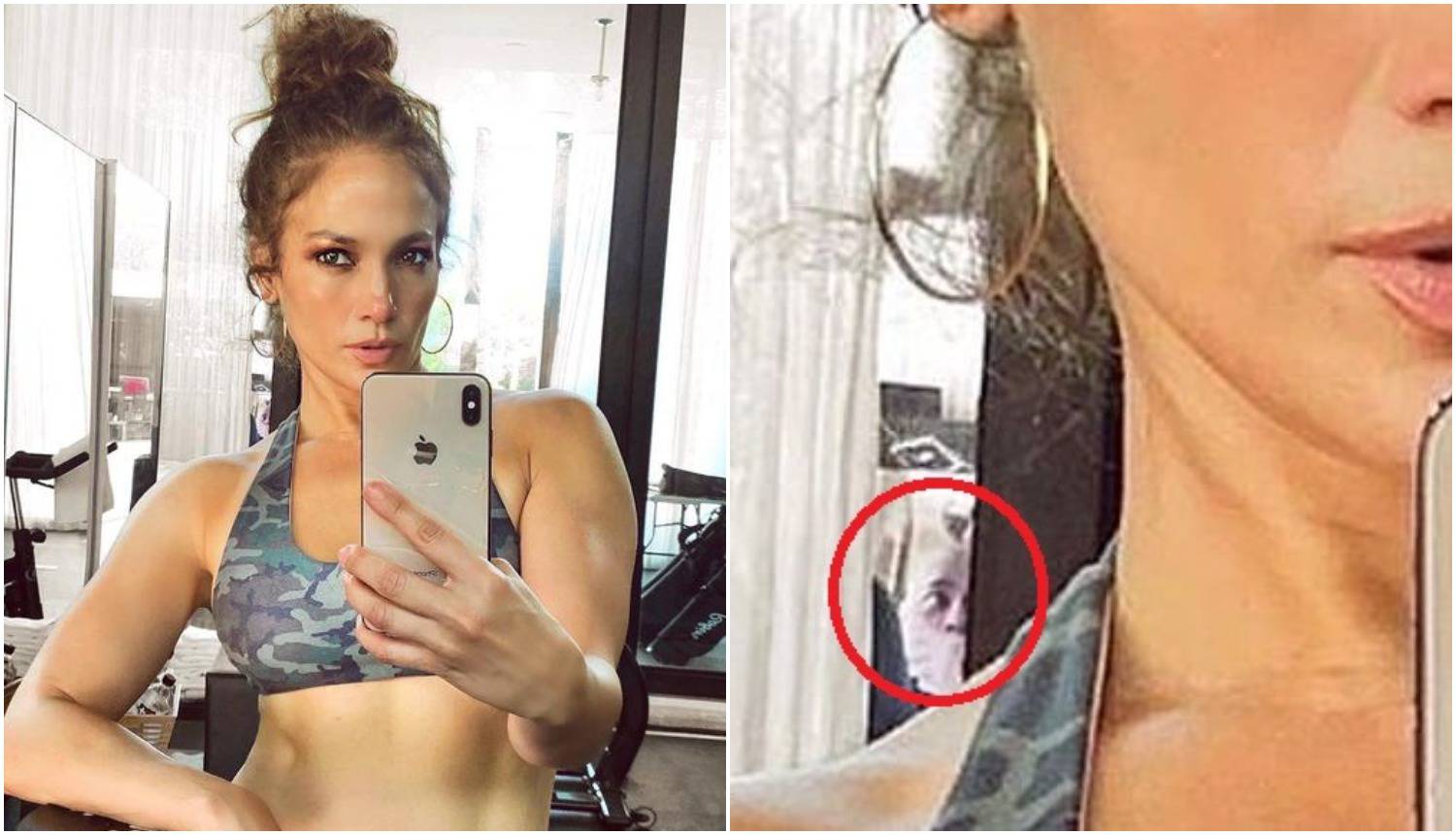J.Lo objavila selfie: 'Jezivo! Tko ti se to šulja iza leđa?'