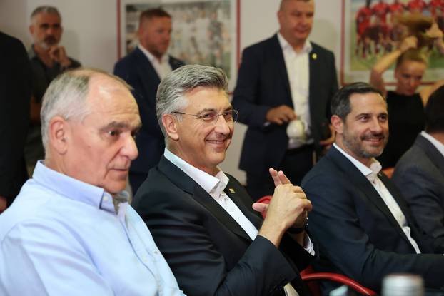 Split: Predsjednik Vlade Andrej Plenković na otvorenju Europskog prvenstva u ragbiju 7