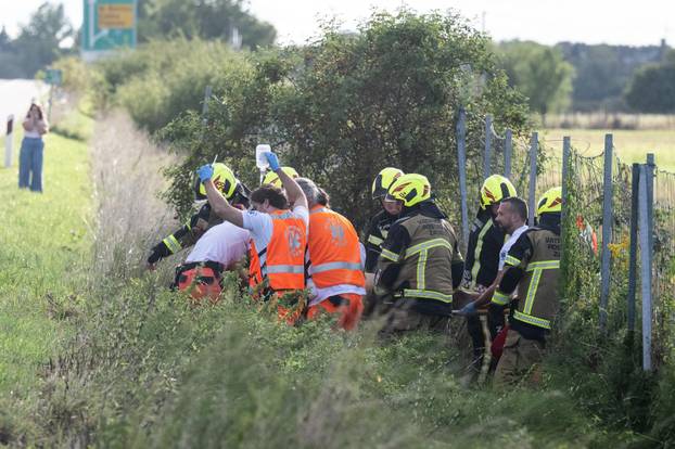 Sveti Ivan Zelina: Sudar automobila i motora na autocesti A4 u smjeru Zagreba