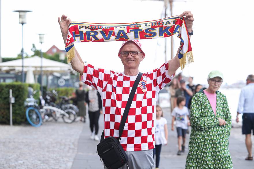 Hrvatski navijači u Kopenhagenu