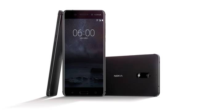 A new Nokia 6 smartphone is seen in this handout image
