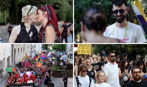 FOTO Pride u Splitu održan uz brojne poruke i transparente, a pojavilo se i poznato lice...