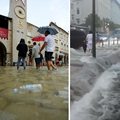 Obilna kiša potopila Dubrovnik, a u Zadru vjetar nosi krovove