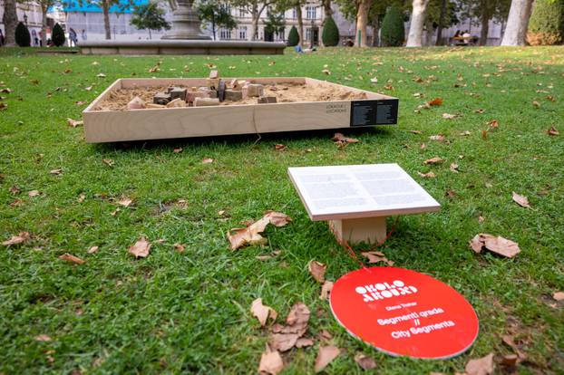 Zagreb: Projekt OKOLO - Umjetnička instalacija "Segmenti grada"