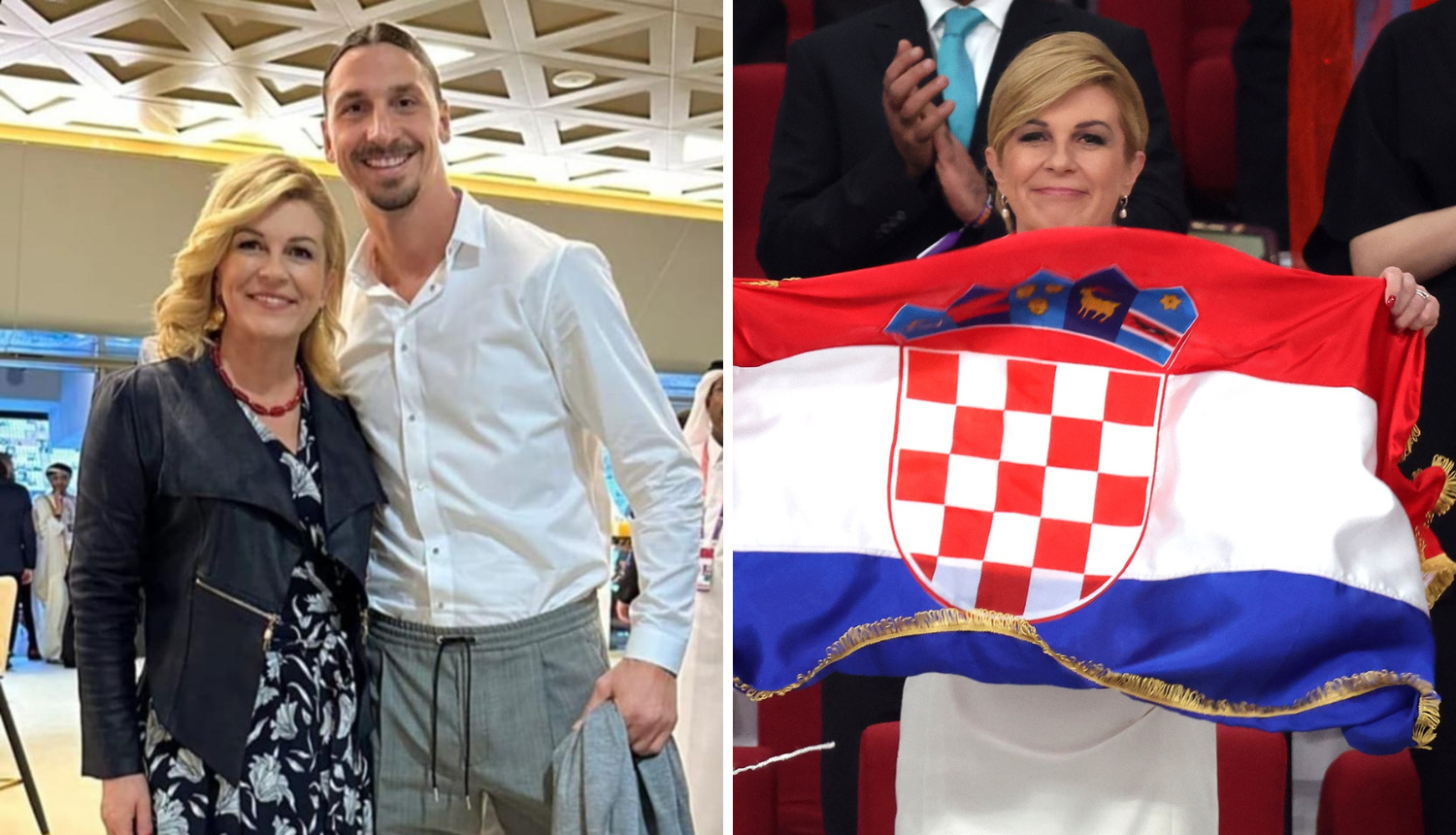 FOTO Koje društvo! Kolinda se u Katru družila sa Ibrahimovićem