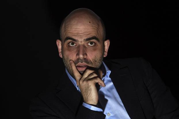 Roberto Saviano at the presentation of the film the children