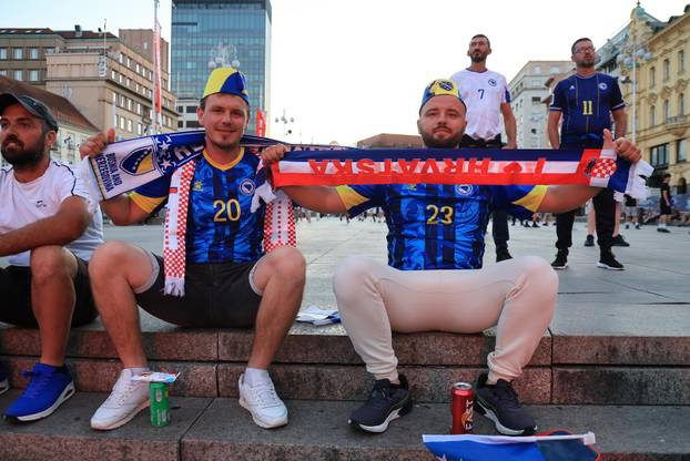 Zagreb: Praćenje utakmice između BiH i Švicarske