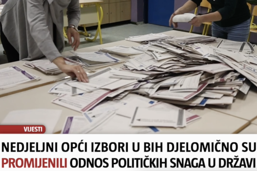 [TOP 3 VIJESTI DANA] Nedjeljni opći izbori u BIH promijenili su odnos političkih snaga: ‘Nažalost nitko nije pobijedio, a najmanje građani BIH’