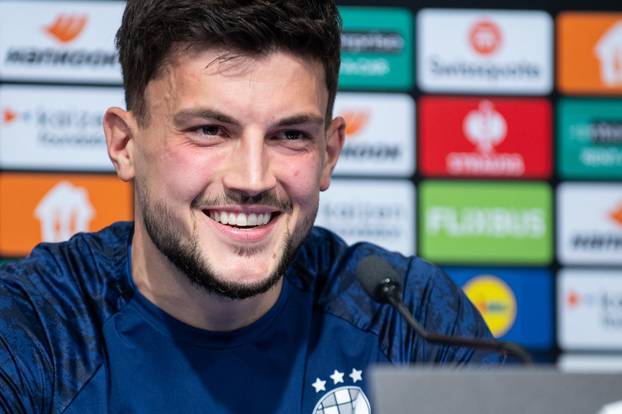 Zagreb: Konferencija za medije GNK Dinamo uo&ccaron;i tre&cacute;e utakmice UEFA Europa lige GNK Dinamo - N.E.C.
