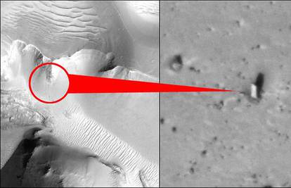 Svemirci na Marsu izgradili veliki pravokutni objekt?