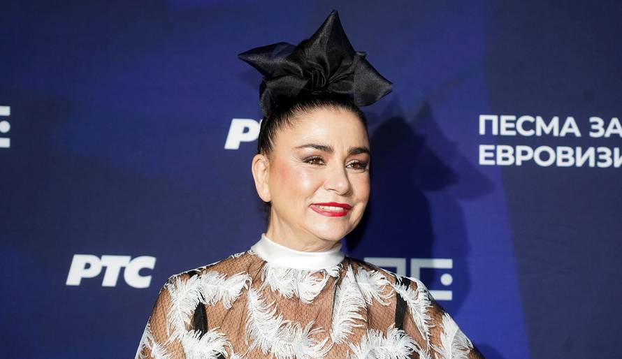 Beograd: Alka Vuica na drugoj polufinalnoj večeri festivala "Pjesma za Euroviziju '22"
