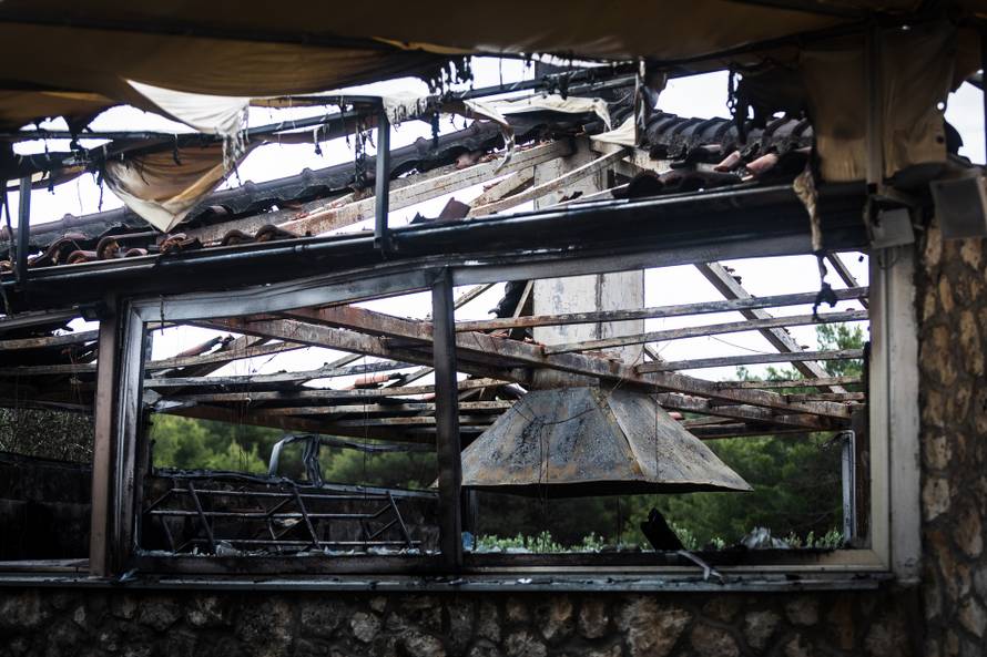 Na otoku Čiovu izgorjela konoba Vilo moja