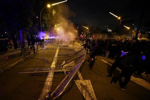 Spanish unions call a general strike in solidarity with Palestinians in Gaza, in Barcelona