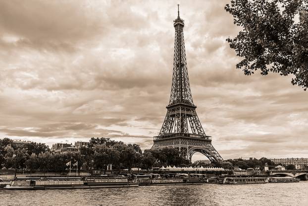 Vintage,Photo,Of,Tour,Eiffel,(eiffel,Tower.,Eiffel,Tower,,Named