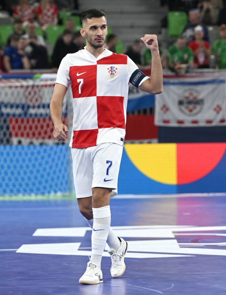 Susret Hrvatske i Španjolske u polufinalu Europskog prvenstva u futsalu