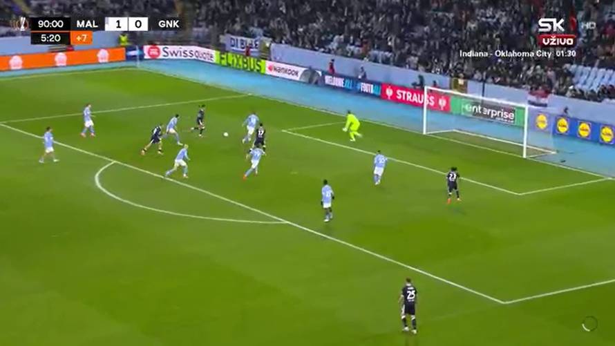 VIDEO Ovako je Cardoso Varela pogodio za bod Dinama u 96.! Je li dinamovac bio u zaleđu?