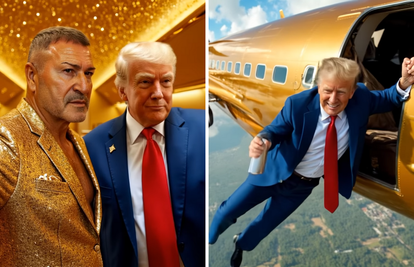 Ovakav trash dugo niste vidjeli! Srpska grupa snimila AI spot u kojem Trump skače iz aviona...