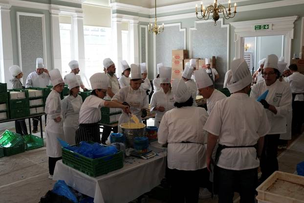 Guinness World Record for the longest tiramisu, in London