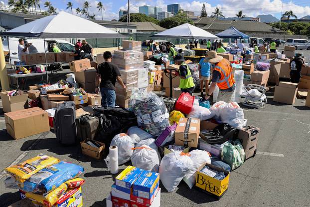 Wildfires driven by high winds hit Hawaiian island of Maui