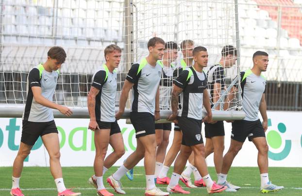 Split:  MŠK Žilina odradila trening na Poljudu