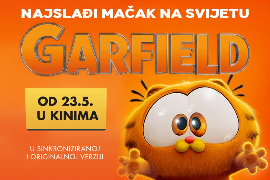 U kina stiže Garfield - Savršeni obiteljski film!