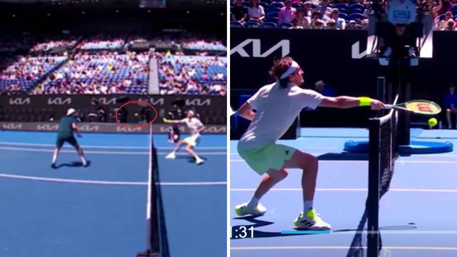 VIDEO Pogledajte najluđi poen na Australian Openu! Prešao je reketom preko mreže i zakucao