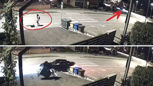 VIDEO Divljao u Karlovcu pa je sletio s ceste i pobjegao. Policija ga ulovila i zahvalila građanima