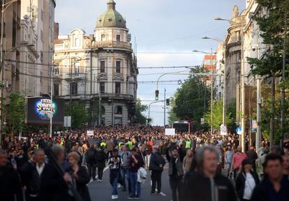 Beograd: Prosvjed "Srbija bez nasilja" organiziran bez obraćanja političara
