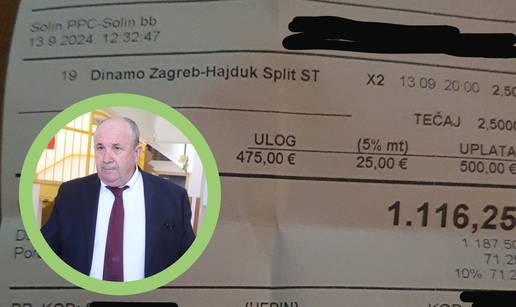 Kerum uplatio 500 € na Hajduk i dobio: 'Ćapa sam soma eura!'