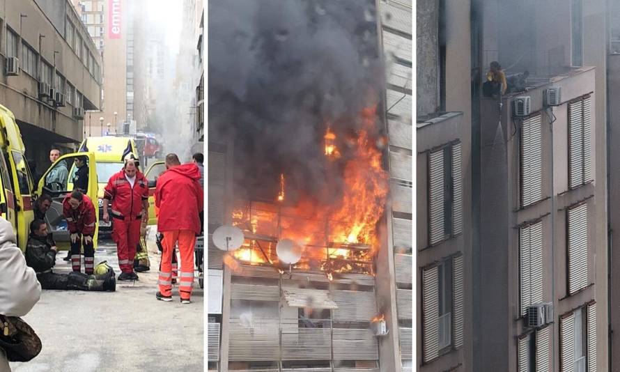 Buktinja u Splitu: Izgorjeli stanovi, petero ozlijeđenih